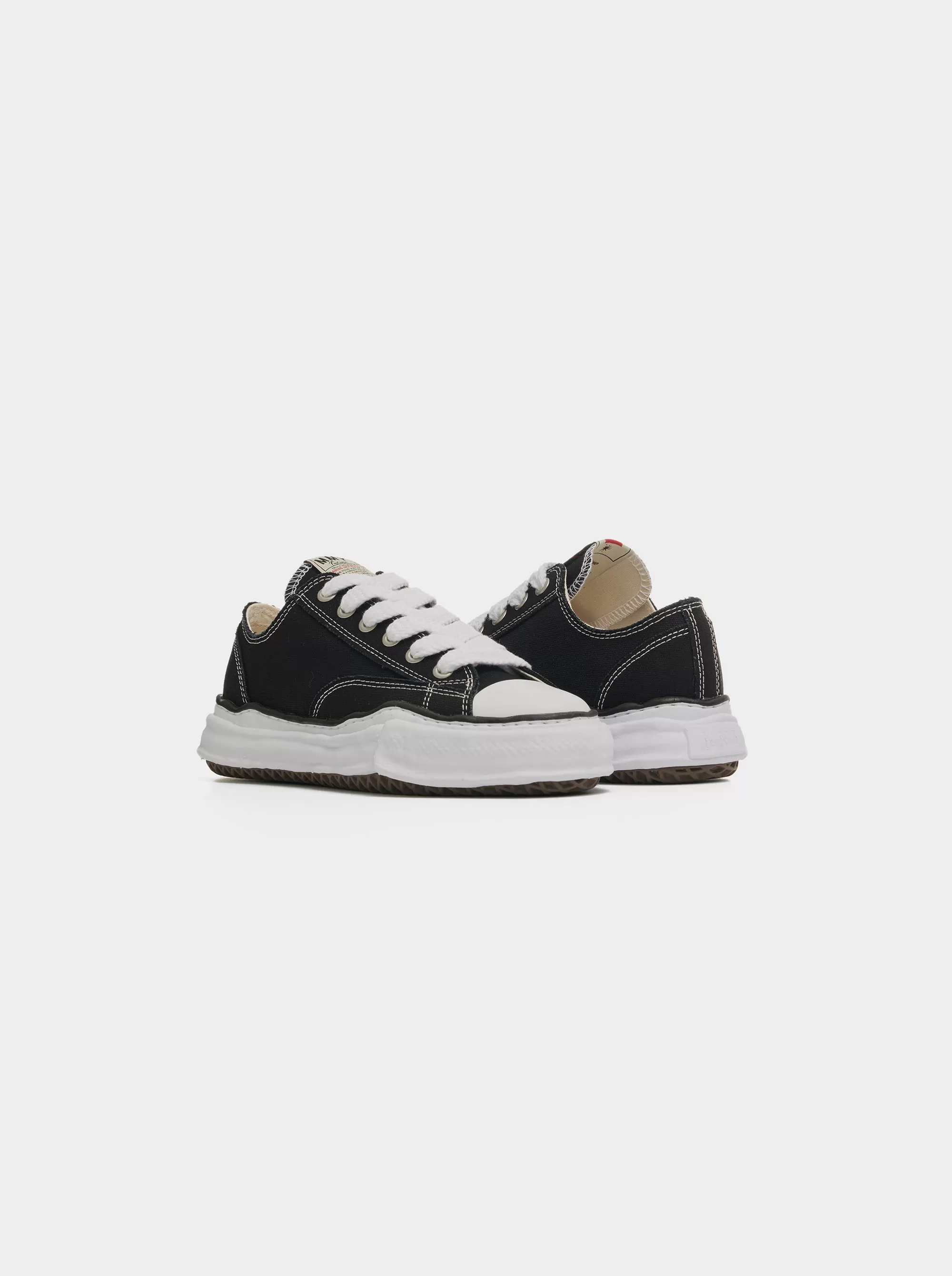 Original Sole Canvas Low Peterson Sneaker, Black