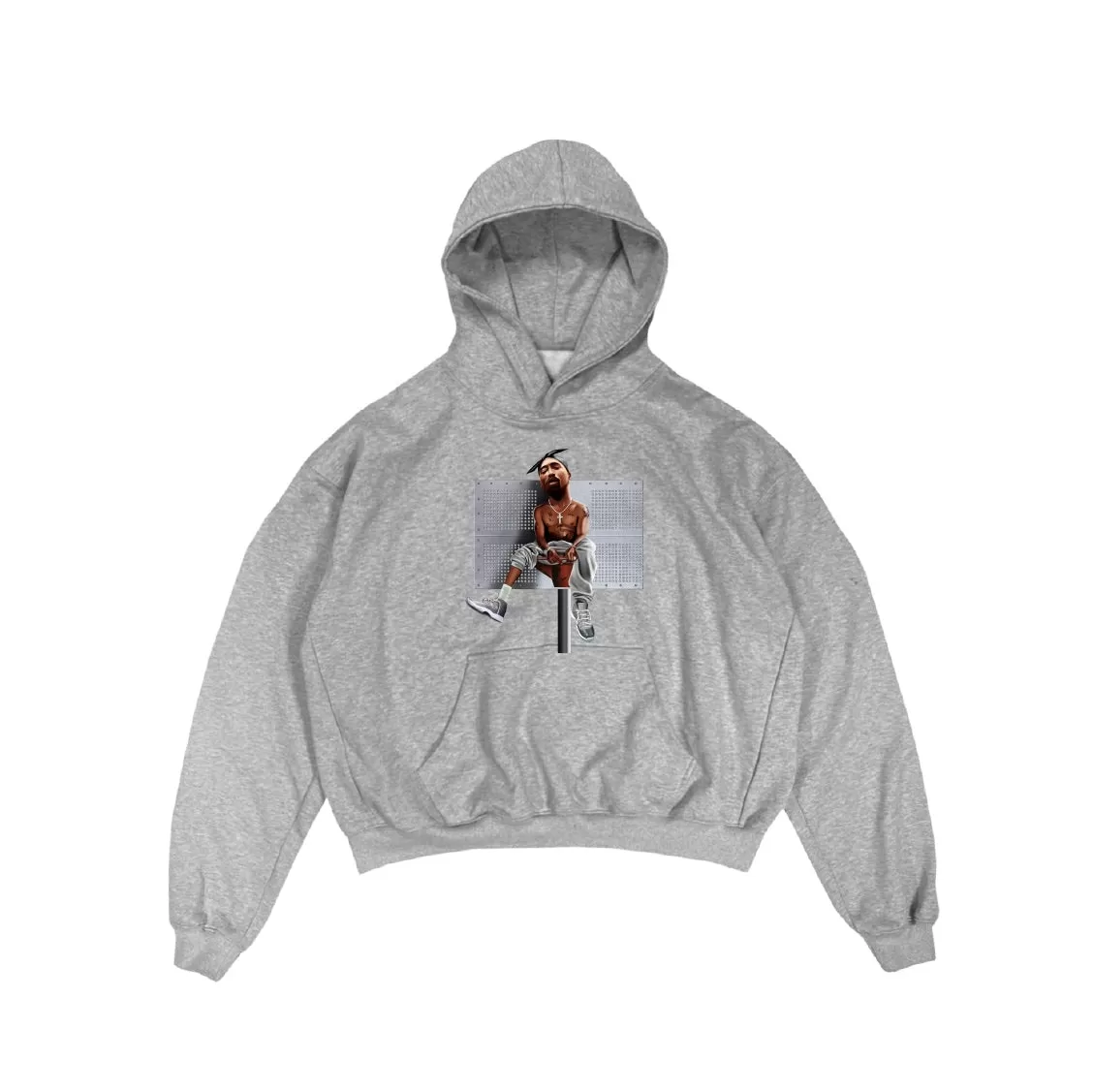 Pac Cool Grey 11's Tee Grey Hoodie