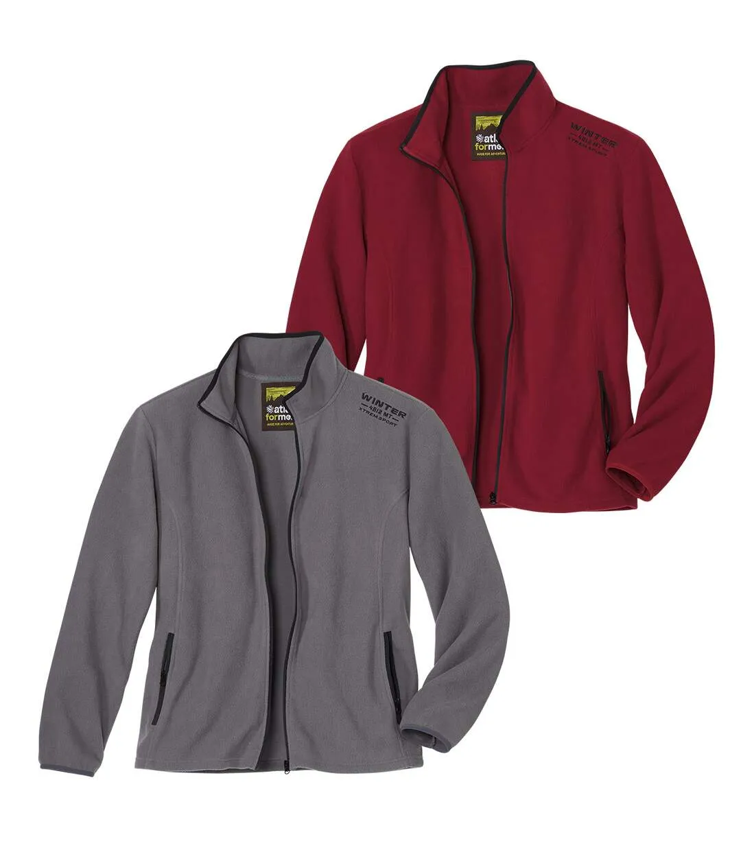 Pack of 2 Men's Microfleece Jackets