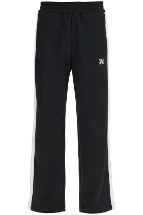 Palm Angels Contrast Band Joggers With Track In   Black