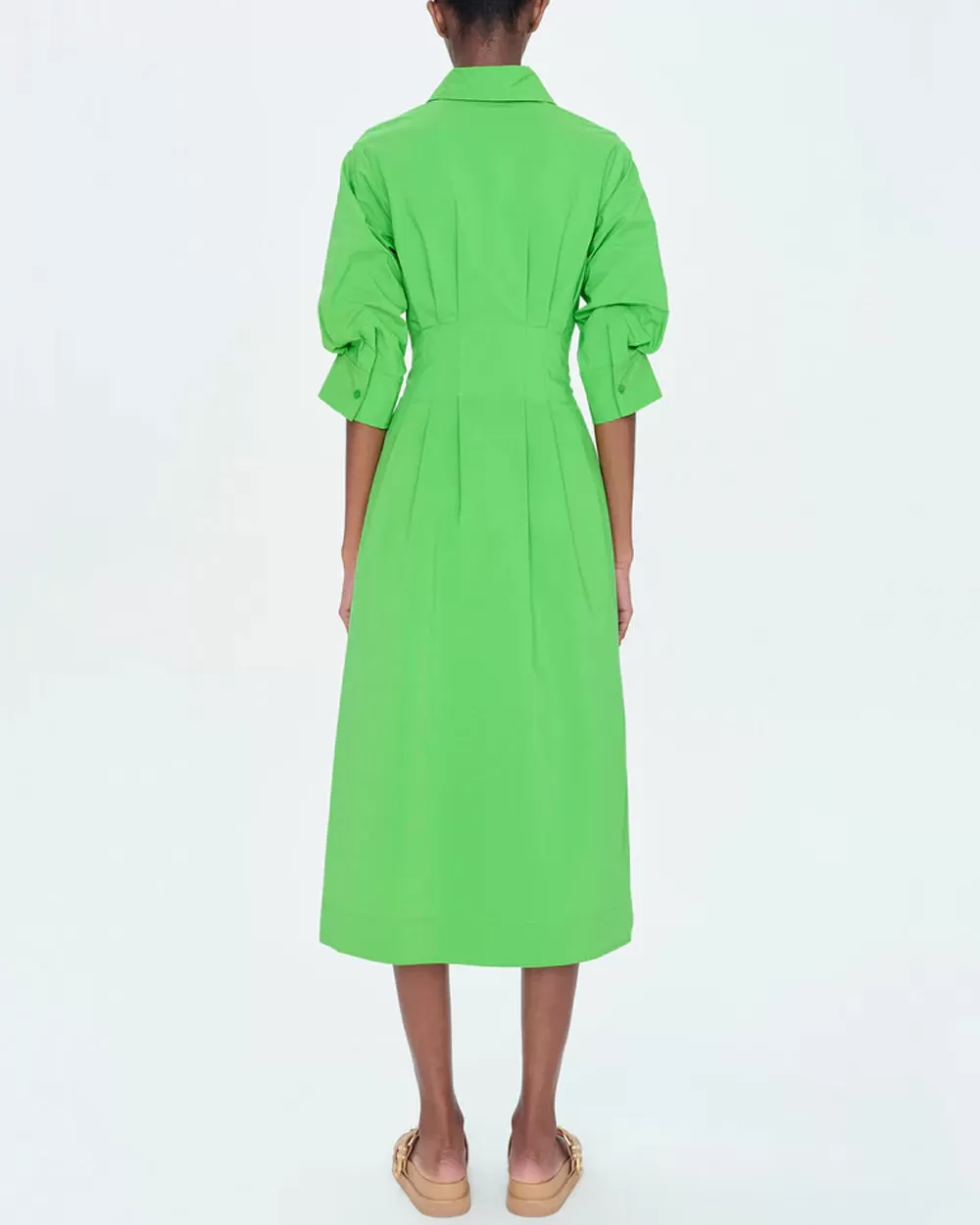 Parakeet Pintuck Jazz Midi Dress