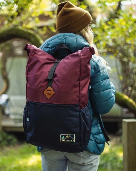 Passenger Backwoods Recycled Rolltop 32L Backpack | Casual Bags UK