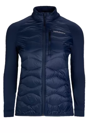 Peak Performance Women Hybrid Down Jacket Navy