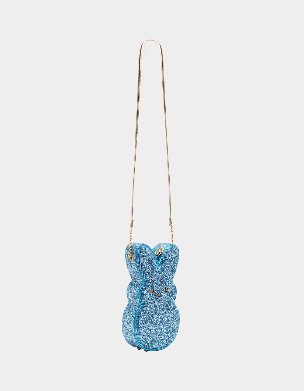 PEEPS RHINESTONE BUNNY CROSSBODY BLUE