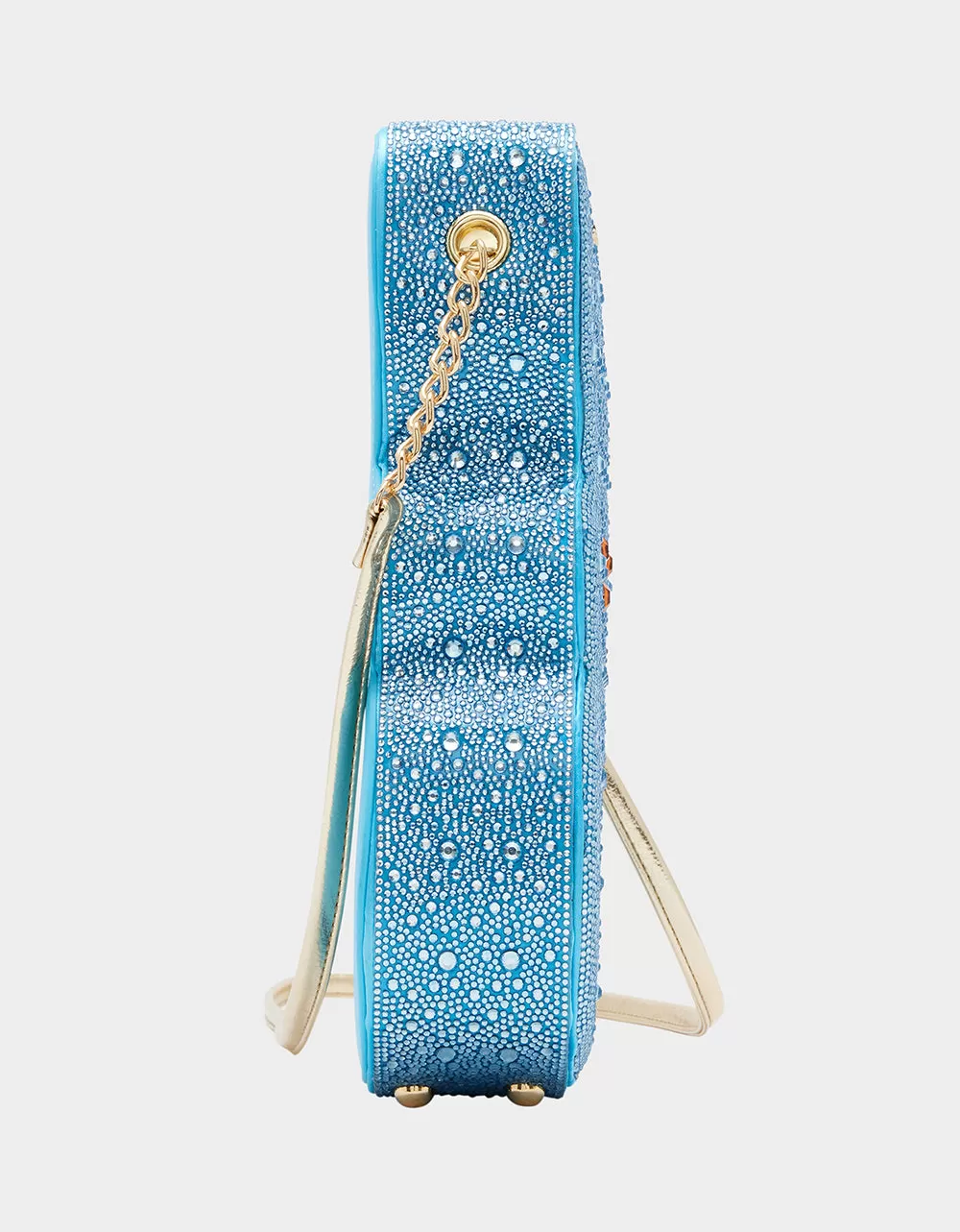 PEEPS RHINESTONE BUNNY CROSSBODY BLUE