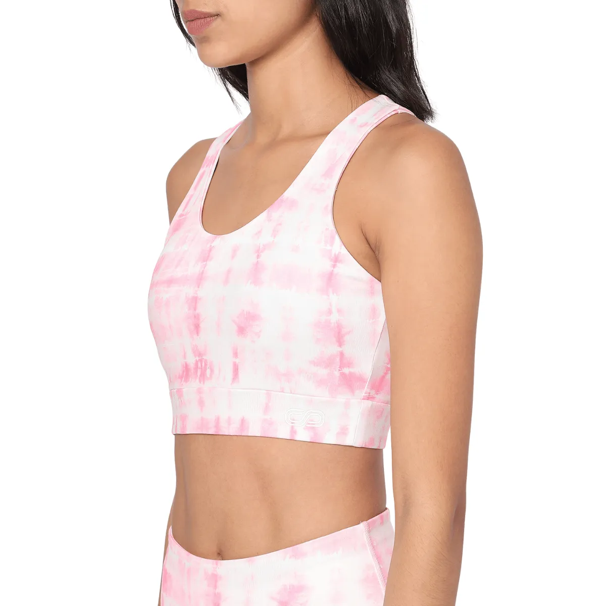 Pink Shibori Luxe Crop Top & Leggings