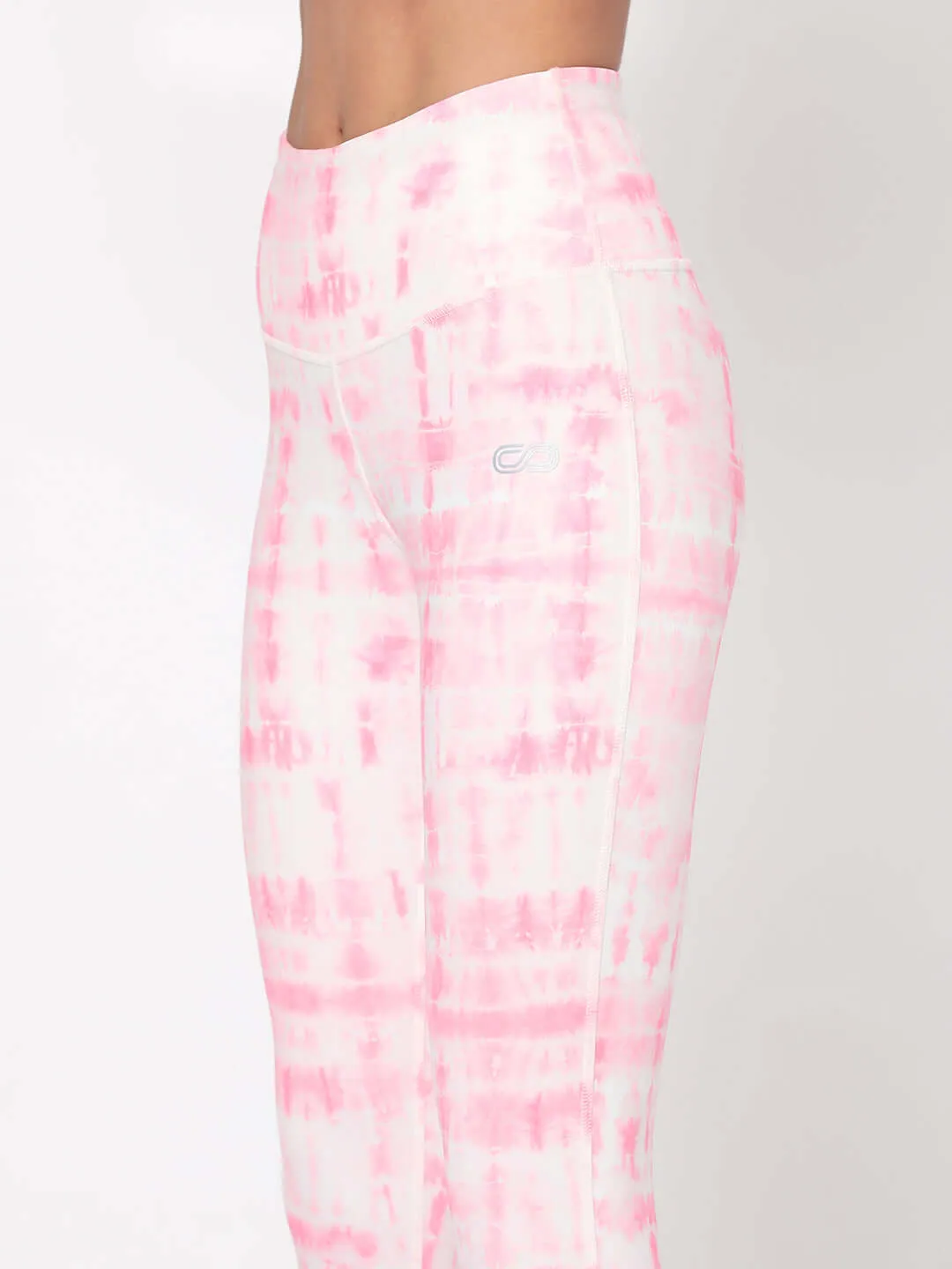 Pink Shibori Luxe Crop Top & Leggings