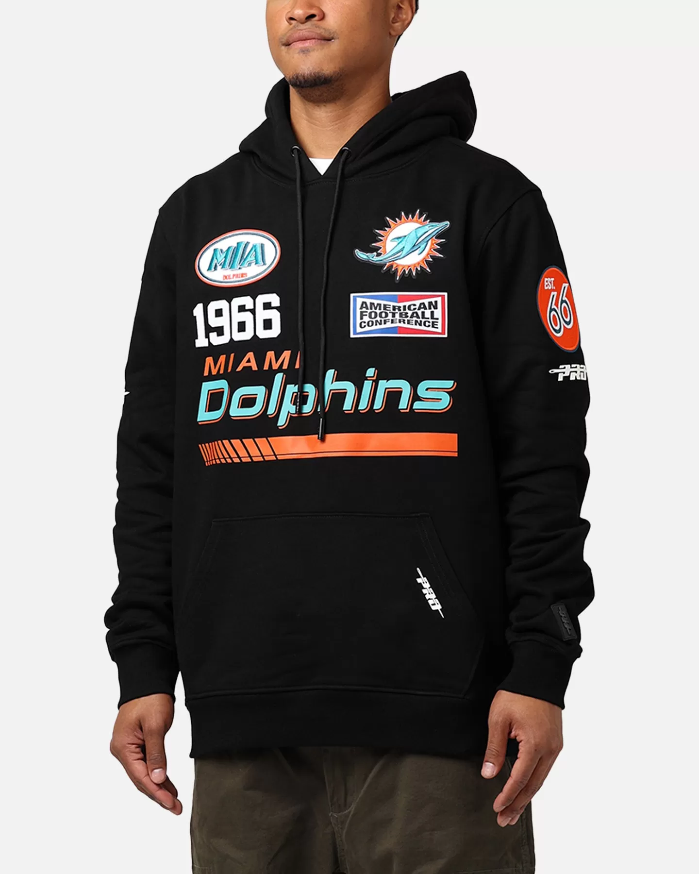 Pro Standard Miami Dolphins Fast Lane Hoodie Black