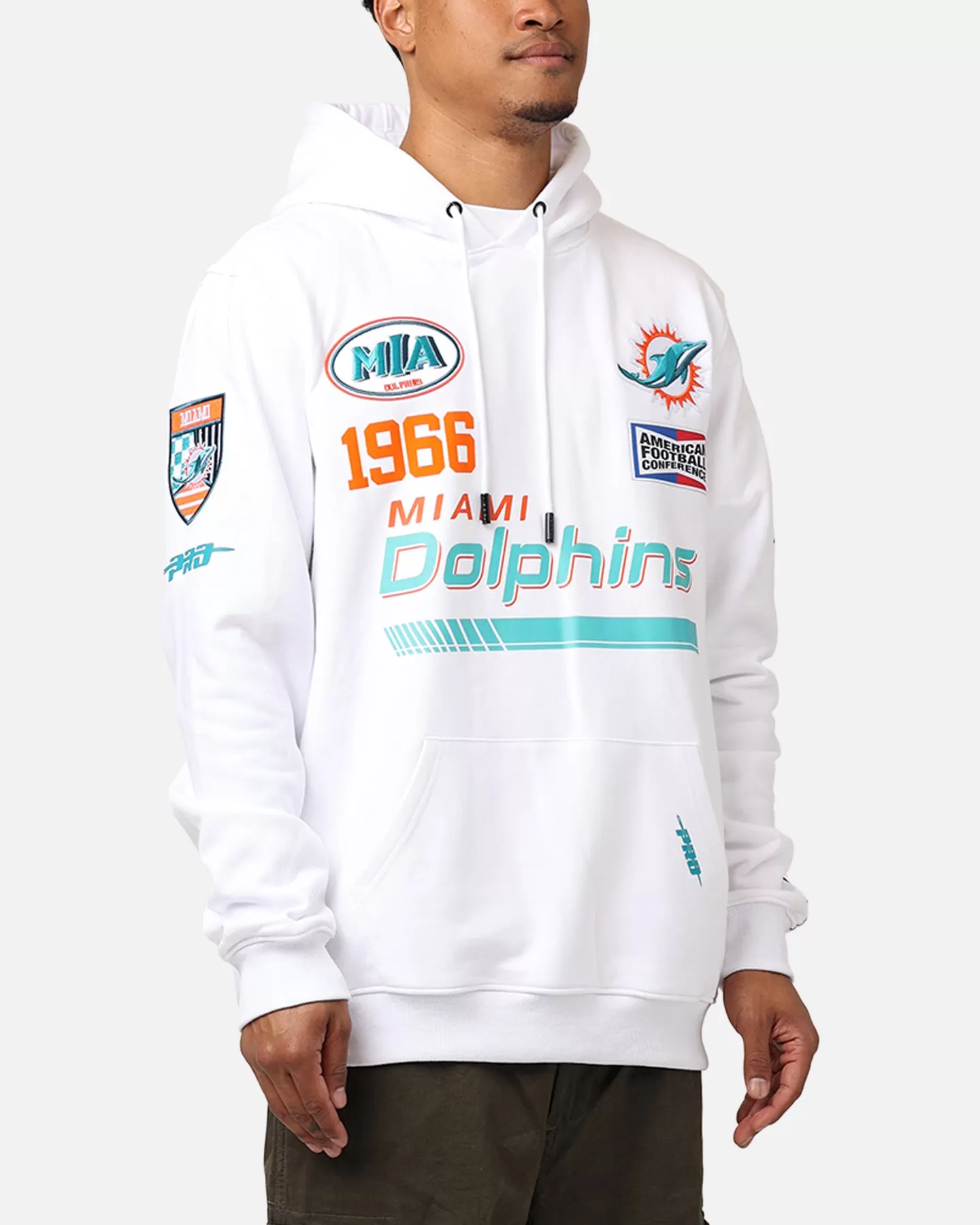 Pro Standard Miami Dolphins Fast Lane Hoodie White