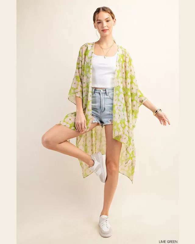 Romantic Floral Kimono