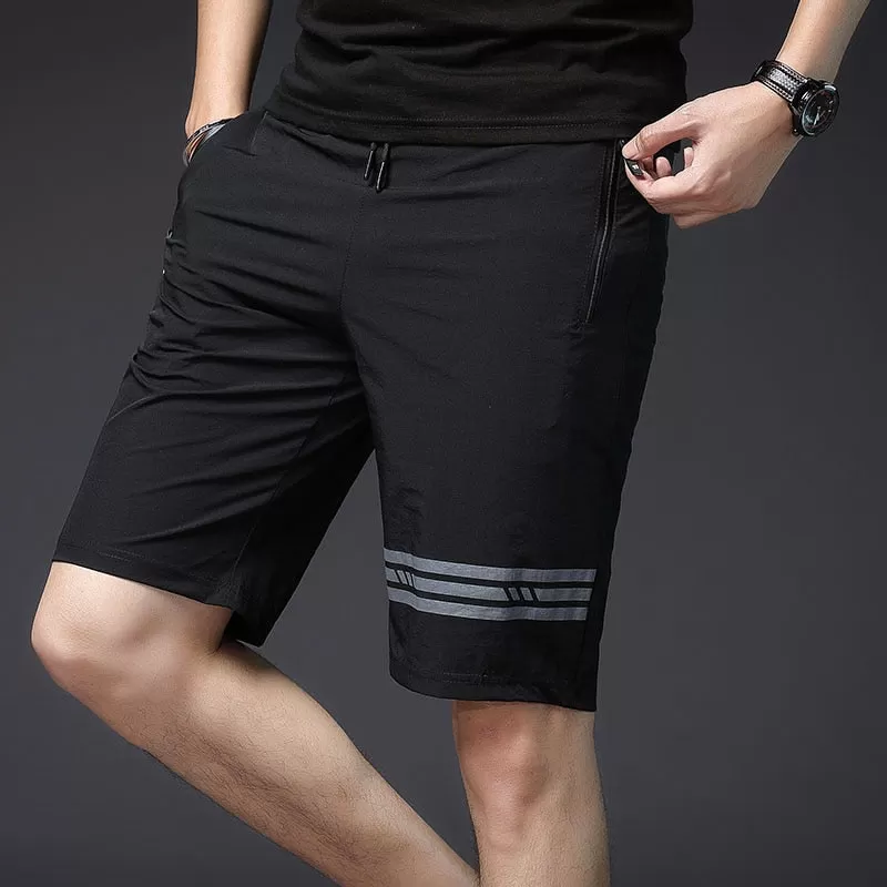 Shorts Casual Bermuda Masculina Beach Shorts With Zipper Pockets Streetwear Sport Beach