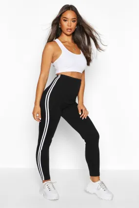 Side Stripe Soft Leggings