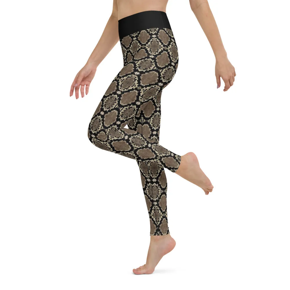 Snakeskin Women's Yoga Leggings