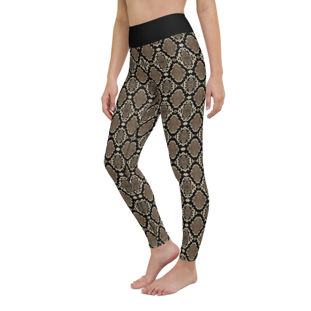 Snakeskin Women's Yoga Leggings