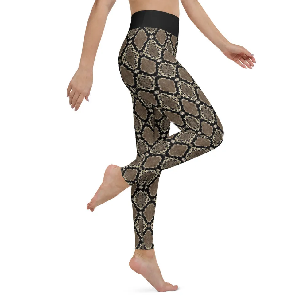 Snakeskin Women's Yoga Leggings