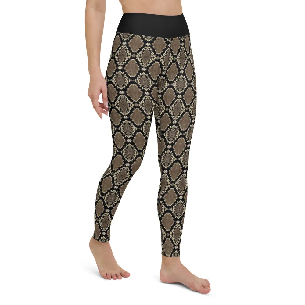 Snakeskin Women's Yoga Leggings