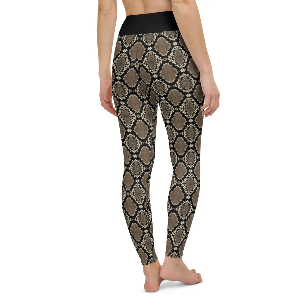 Snakeskin Women's Yoga Leggings