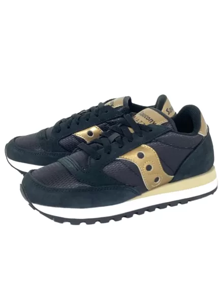 SNEAKERS NERO/ORO JAZZ S1044-521