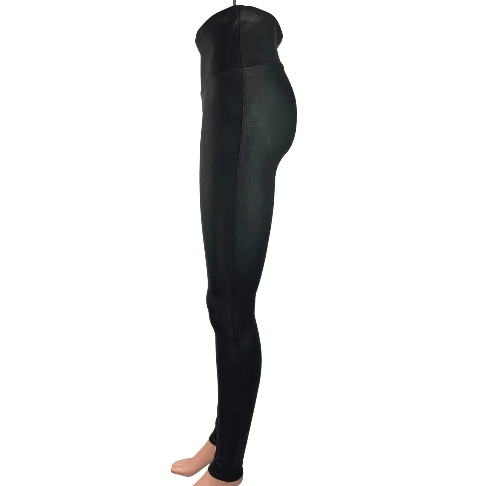 Spanx by Sara Blakely Women's Black Mid Rise Activewear Fitness Legging Size M