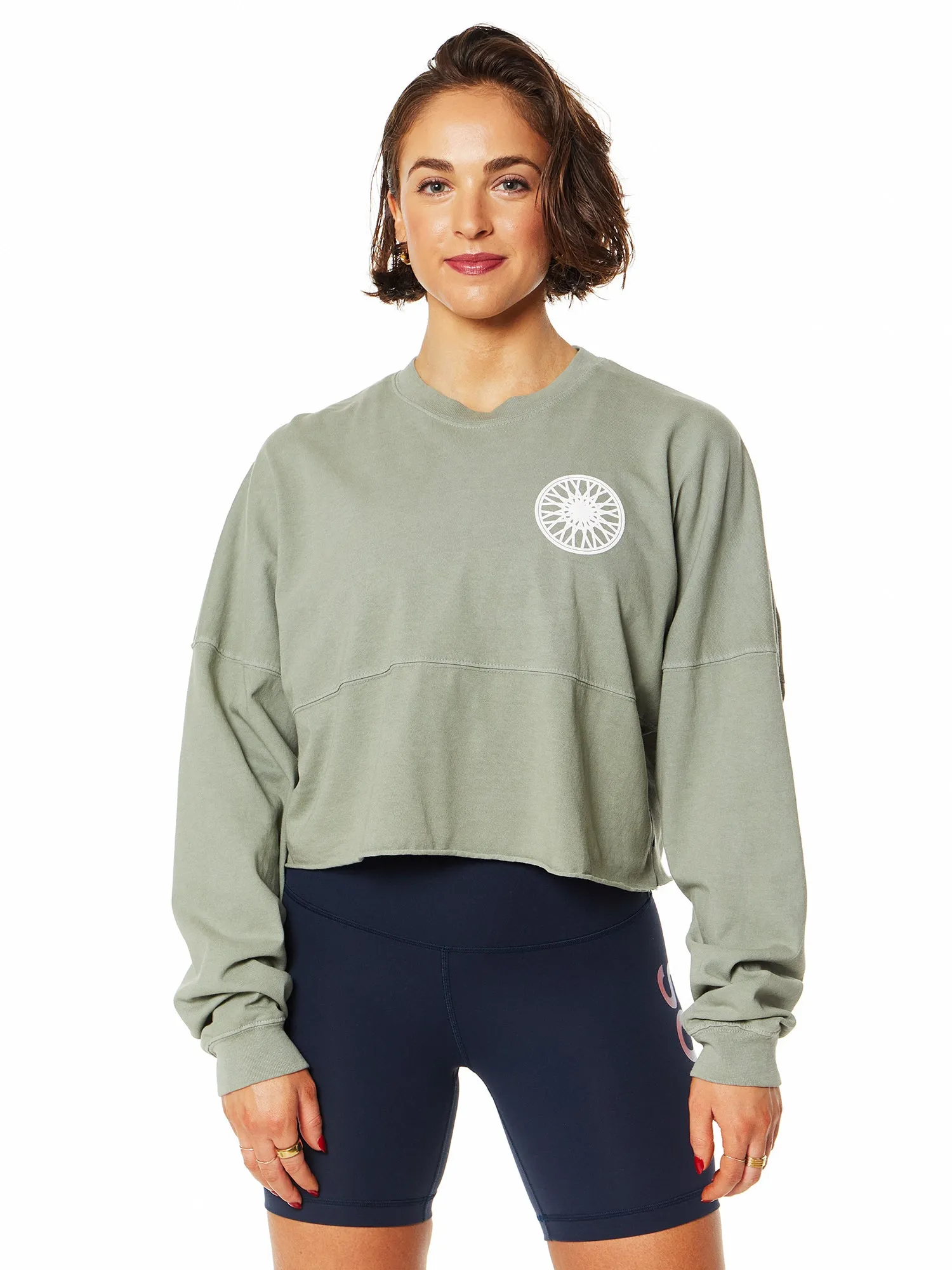 Spirit Activewear | Cropped Spirit Jersey | Sage