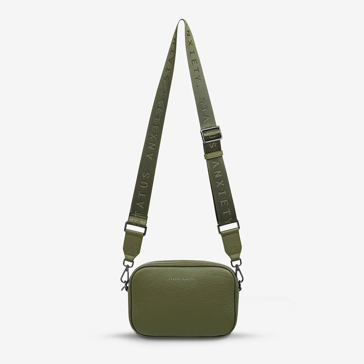 STATUS ANXIETY - PLUNDER - KHAKI WEBBED STRAP