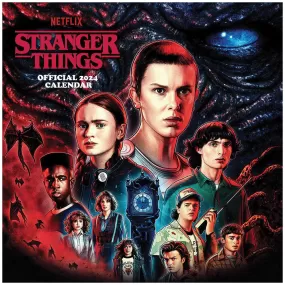 Stranger Things Square Calendar 2024