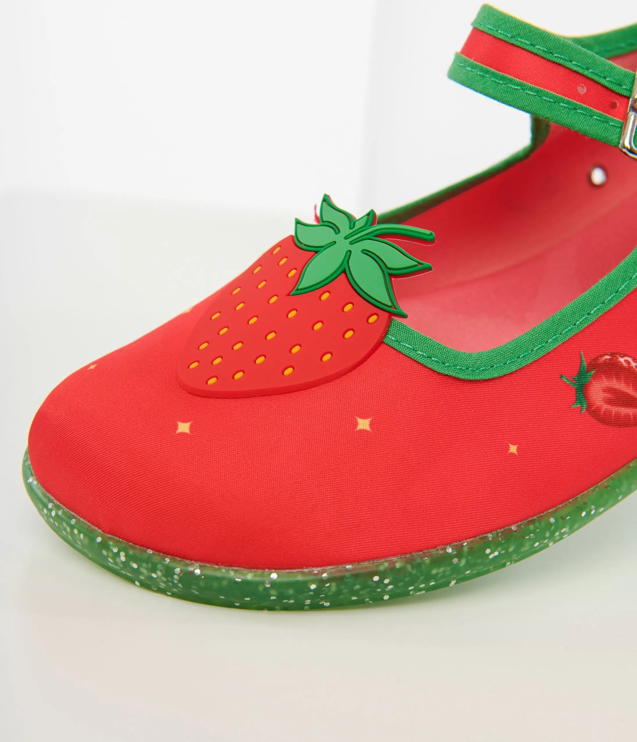 Strawberry Bliss Mary Jane Flats