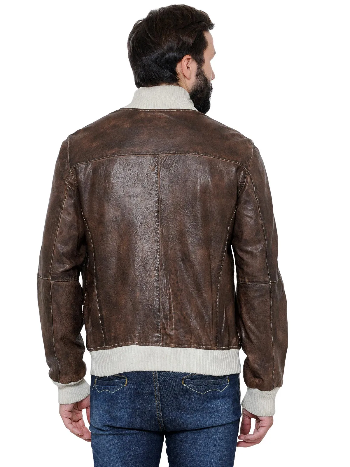 Teakwood Men's Brown Leather Jackets