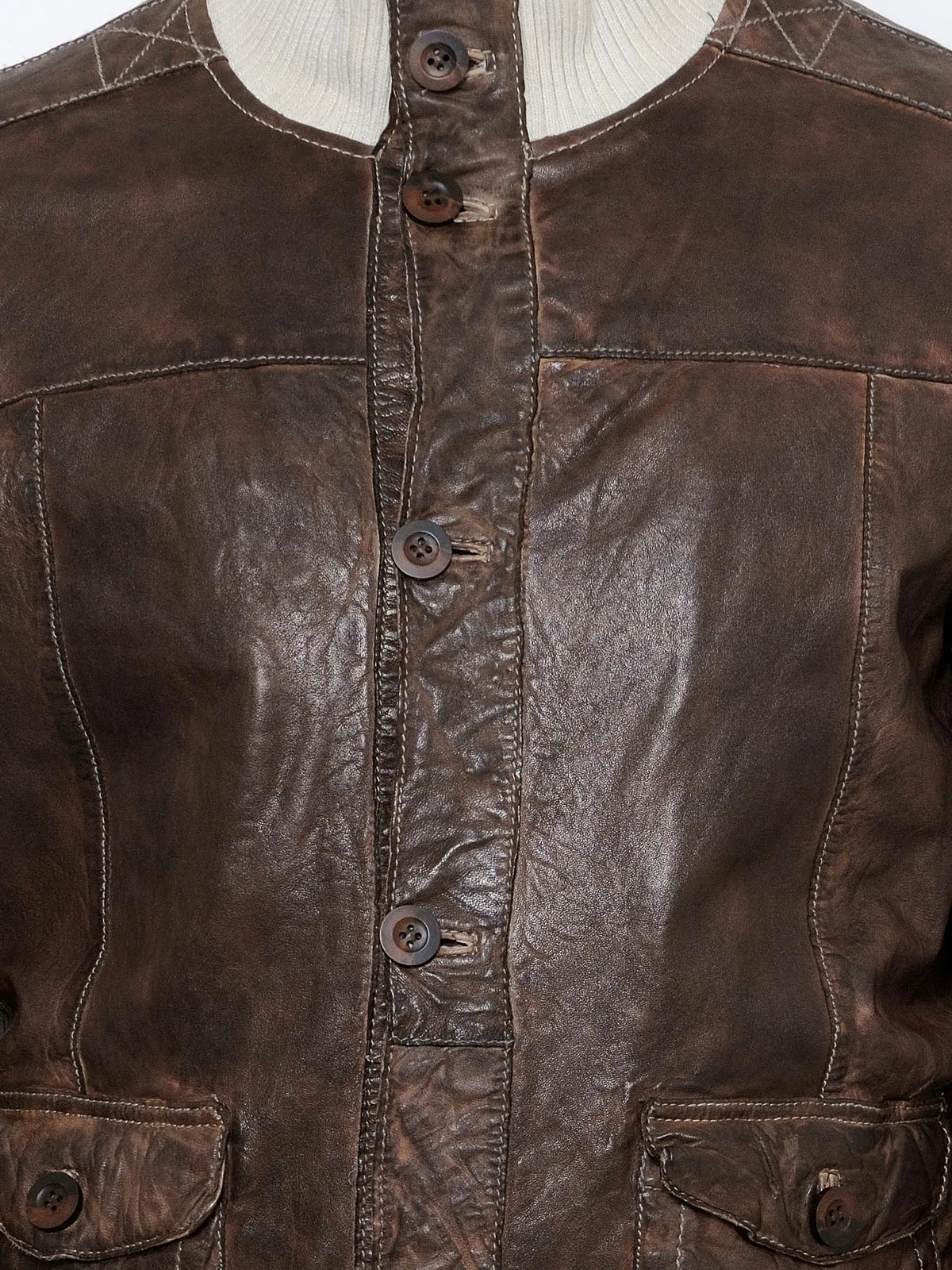 Teakwood Men's Brown Leather Jackets