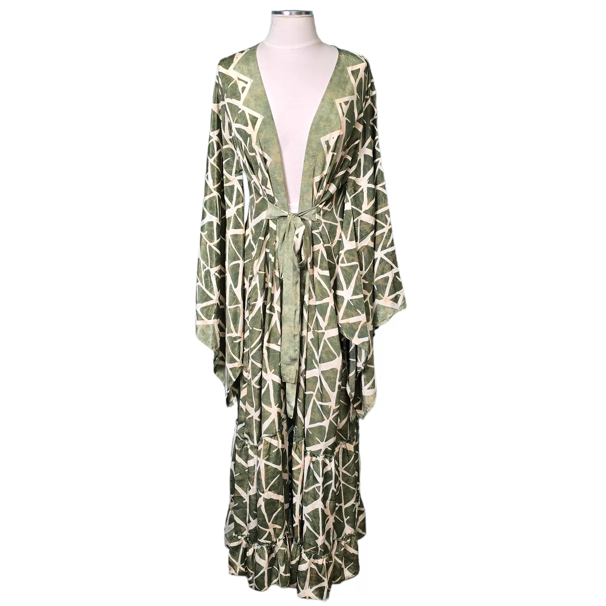 The Sage Geo Kimono Collection