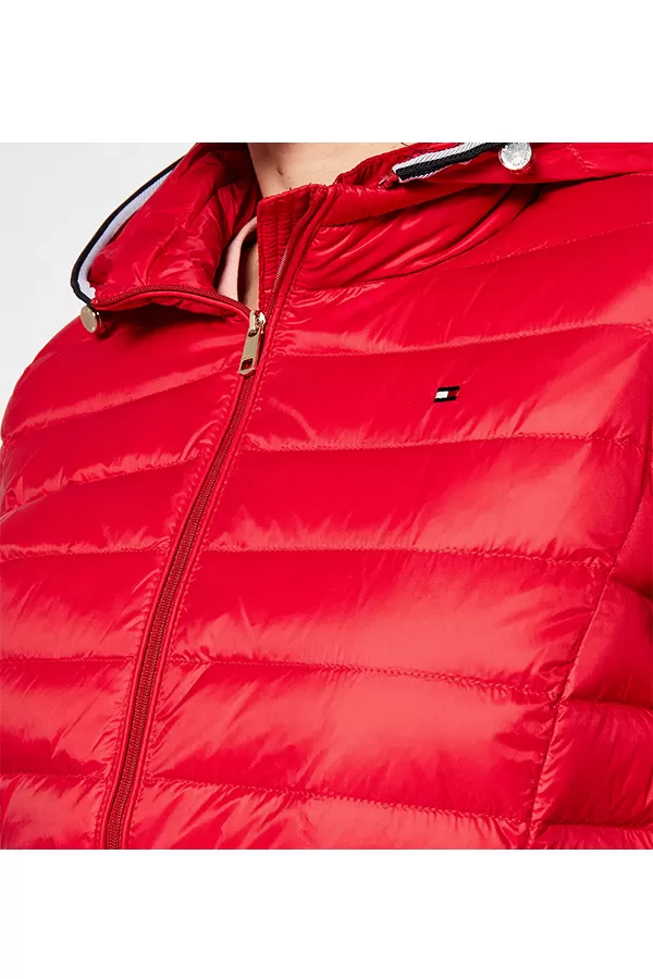 Tommy Hilfiger Women Down Filled Jacket Red