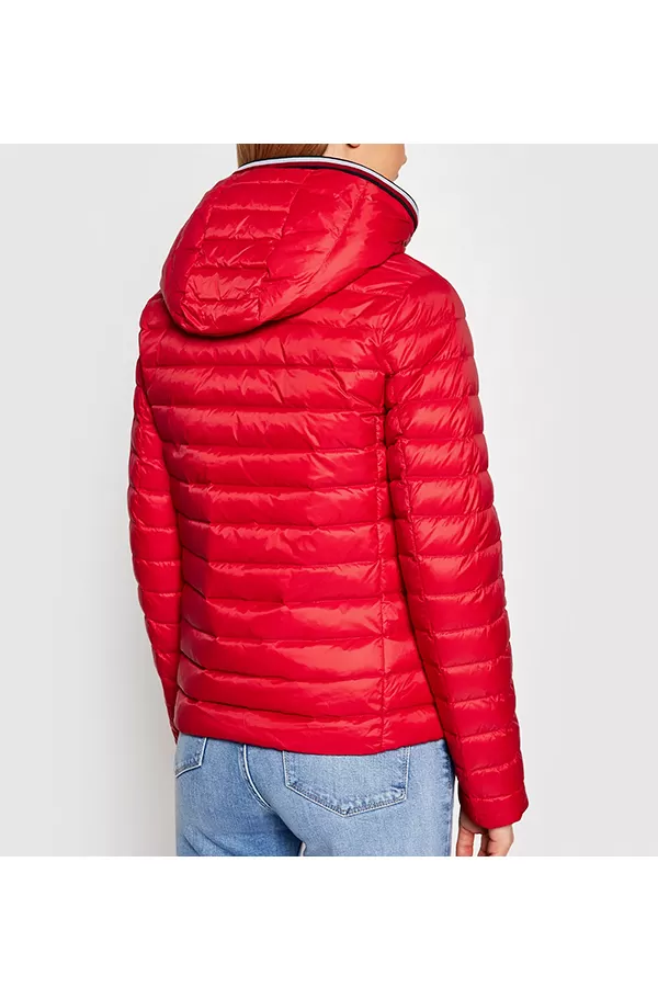 Tommy Hilfiger Women Down Filled Jacket Red