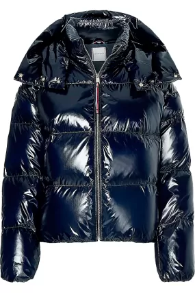 Tommy Hilfiger Women Glossy Down Jacket Navy