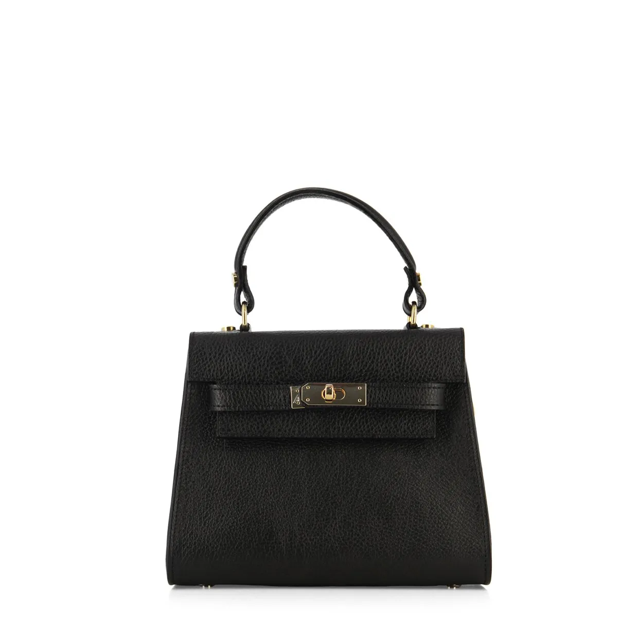 Top Handle Satchel -Black