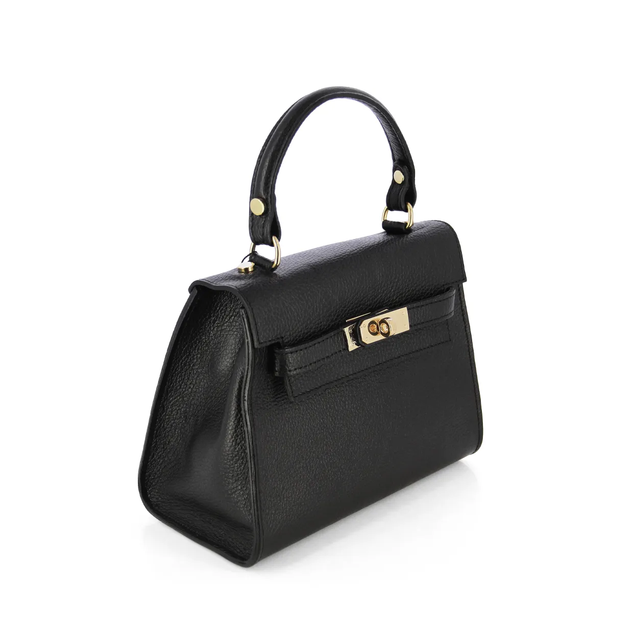 Top Handle Satchel -Black