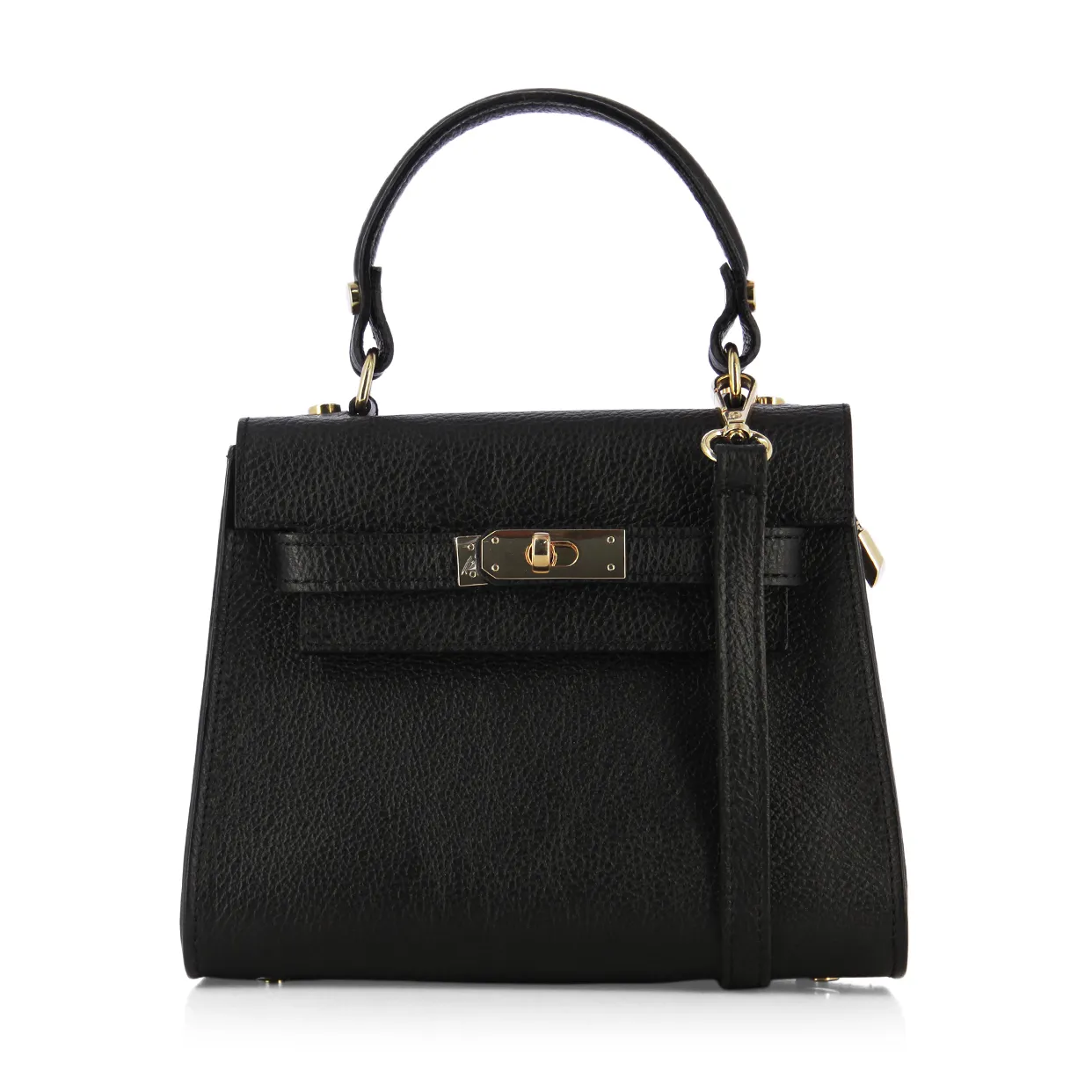 Top Handle Satchel -Black