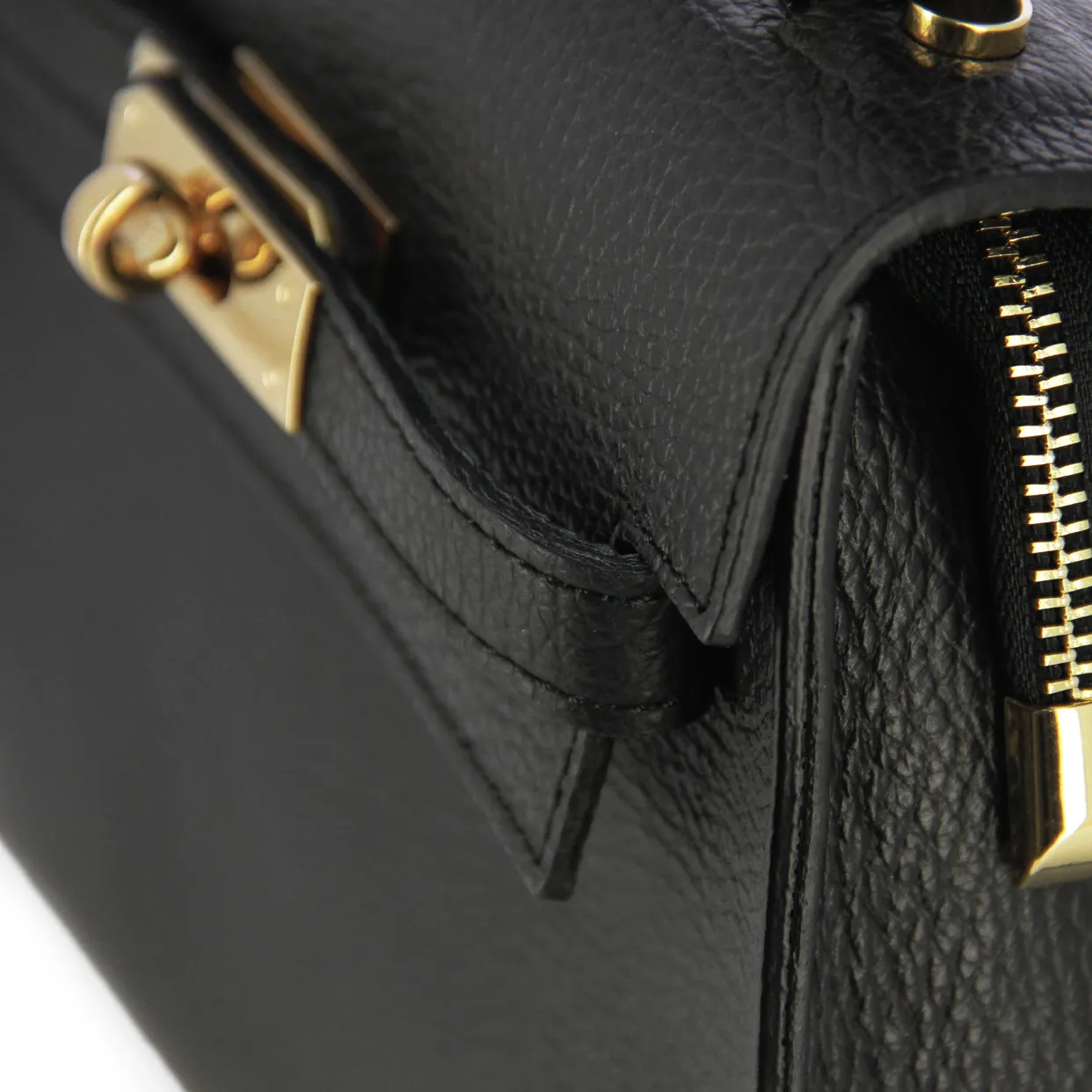 Top Handle Satchel -Black