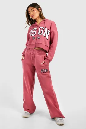 Tracksuits | Dsgn Studio Applique Zip Through Hooded Tracksuit | boohoo