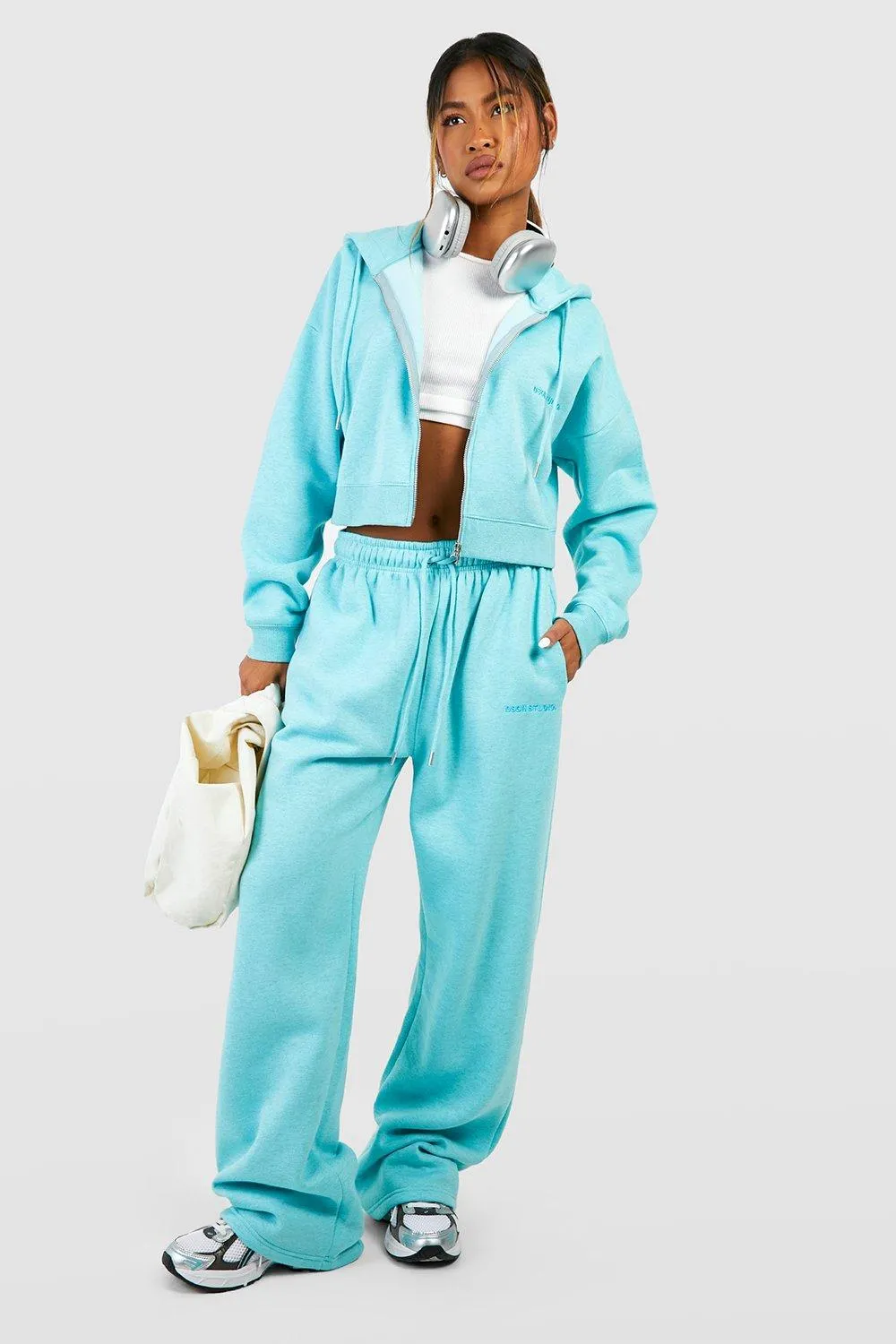 Tracksuits | Overdyed Straight Leg Zip Through Tracksuit | boohoo