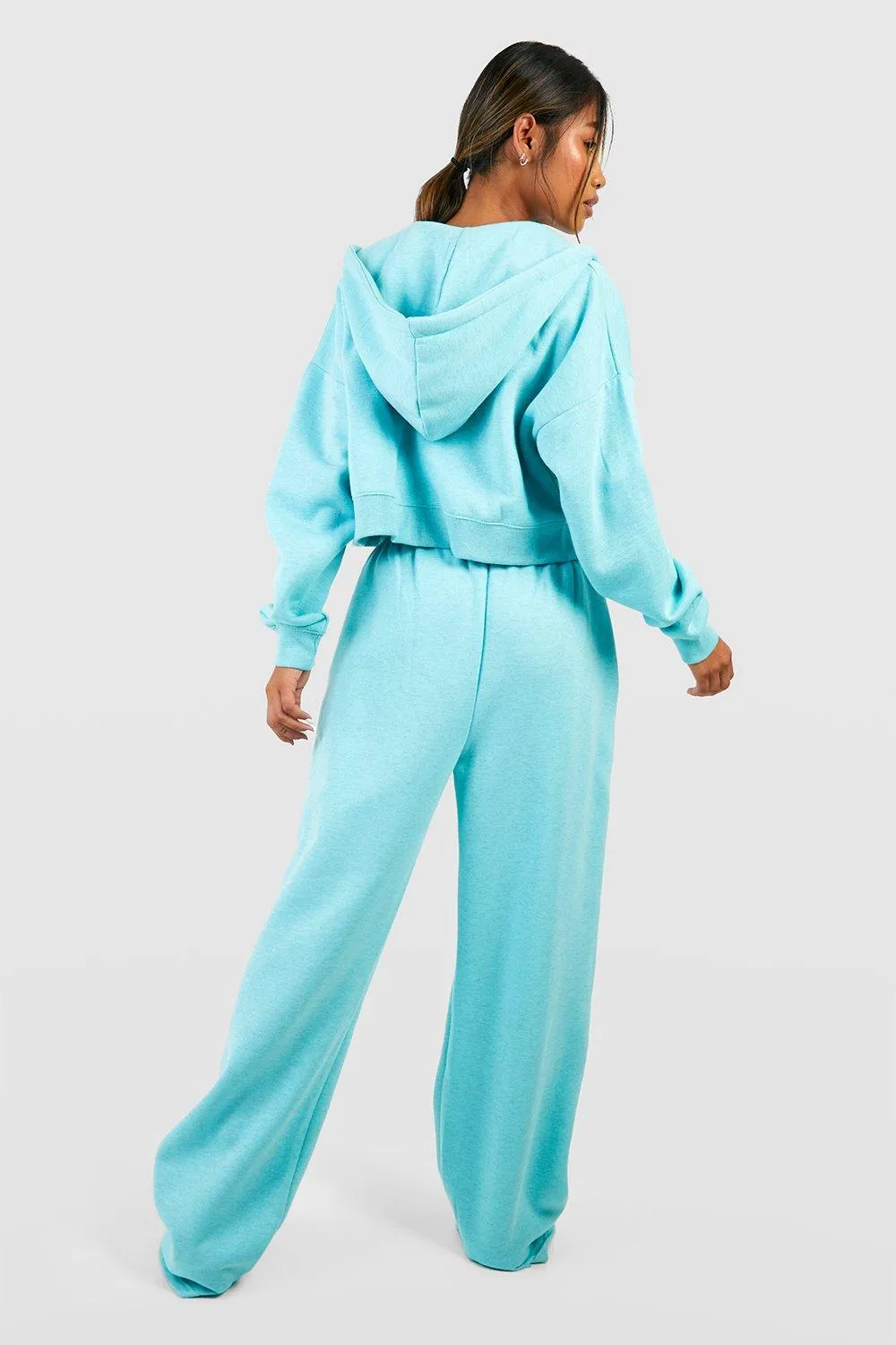 Tracksuits | Overdyed Straight Leg Zip Through Tracksuit | boohoo