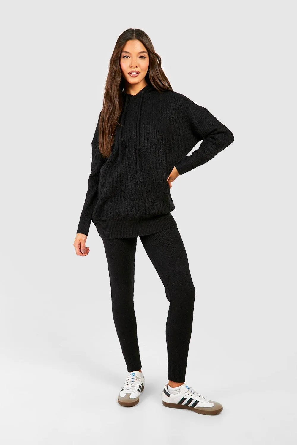 Tracksuits | Soft Knit Hoodie Co-ord | boohoo