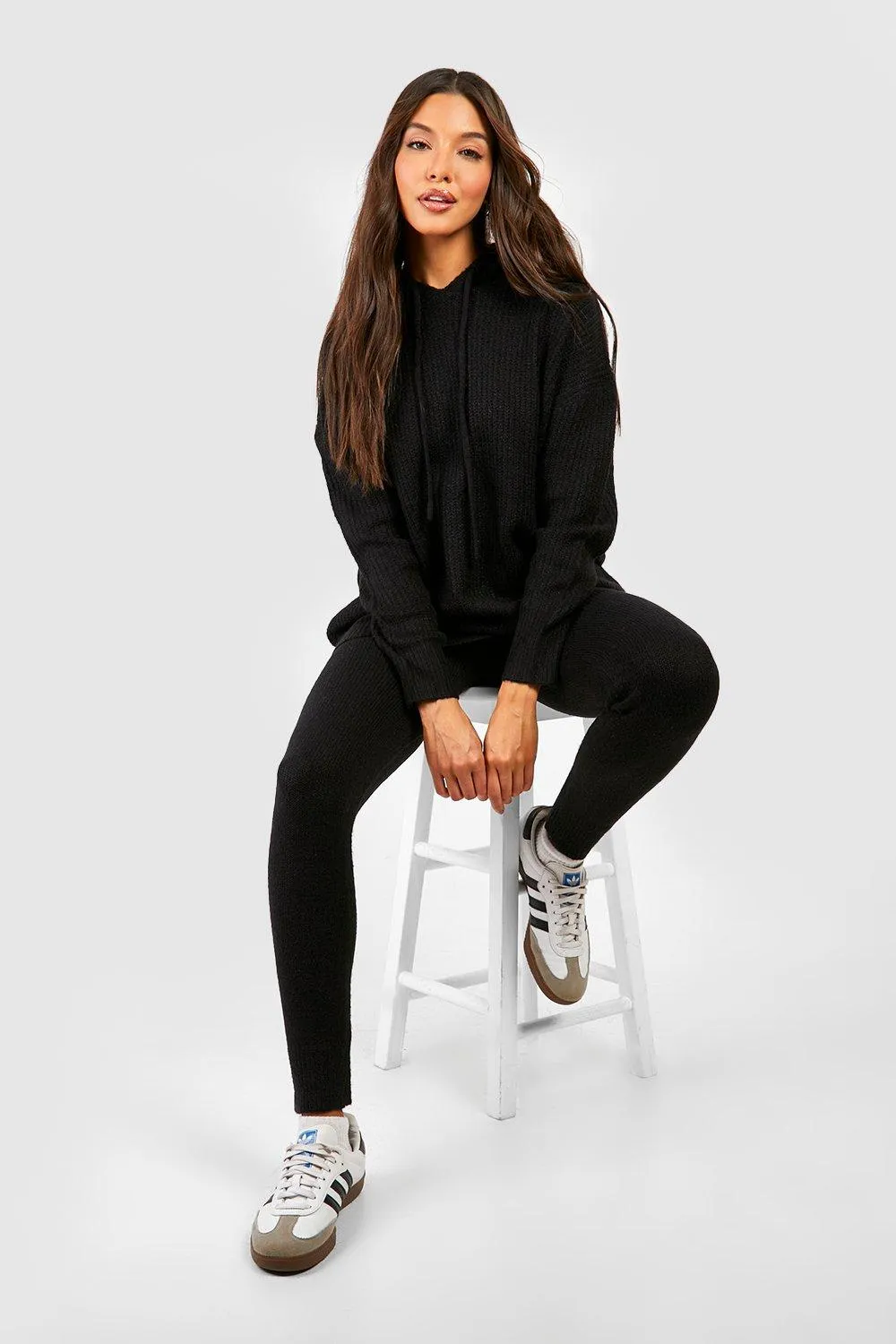 Tracksuits | Soft Knit Hoodie Co-ord | boohoo