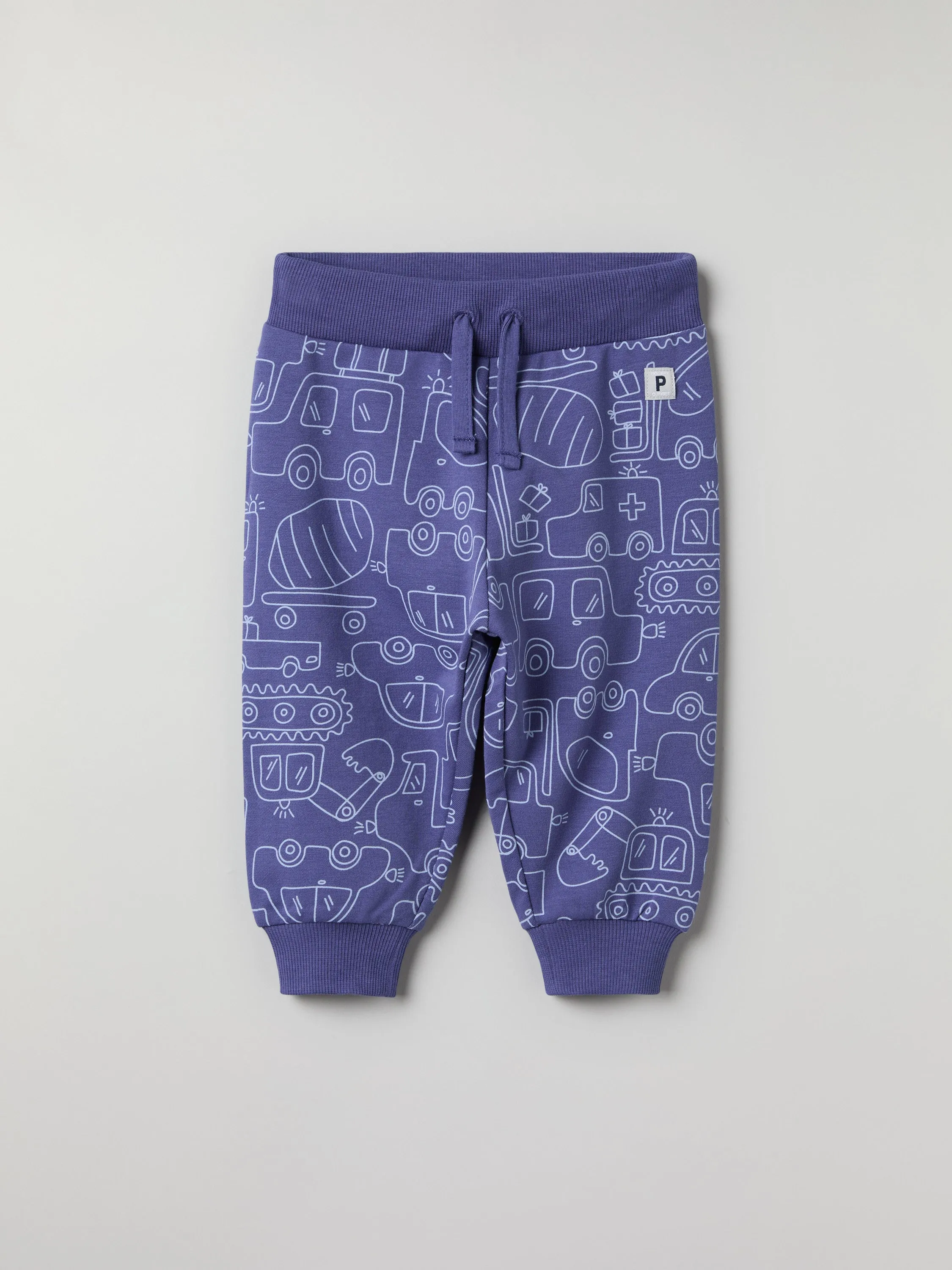 Transport Print Baby Joggers