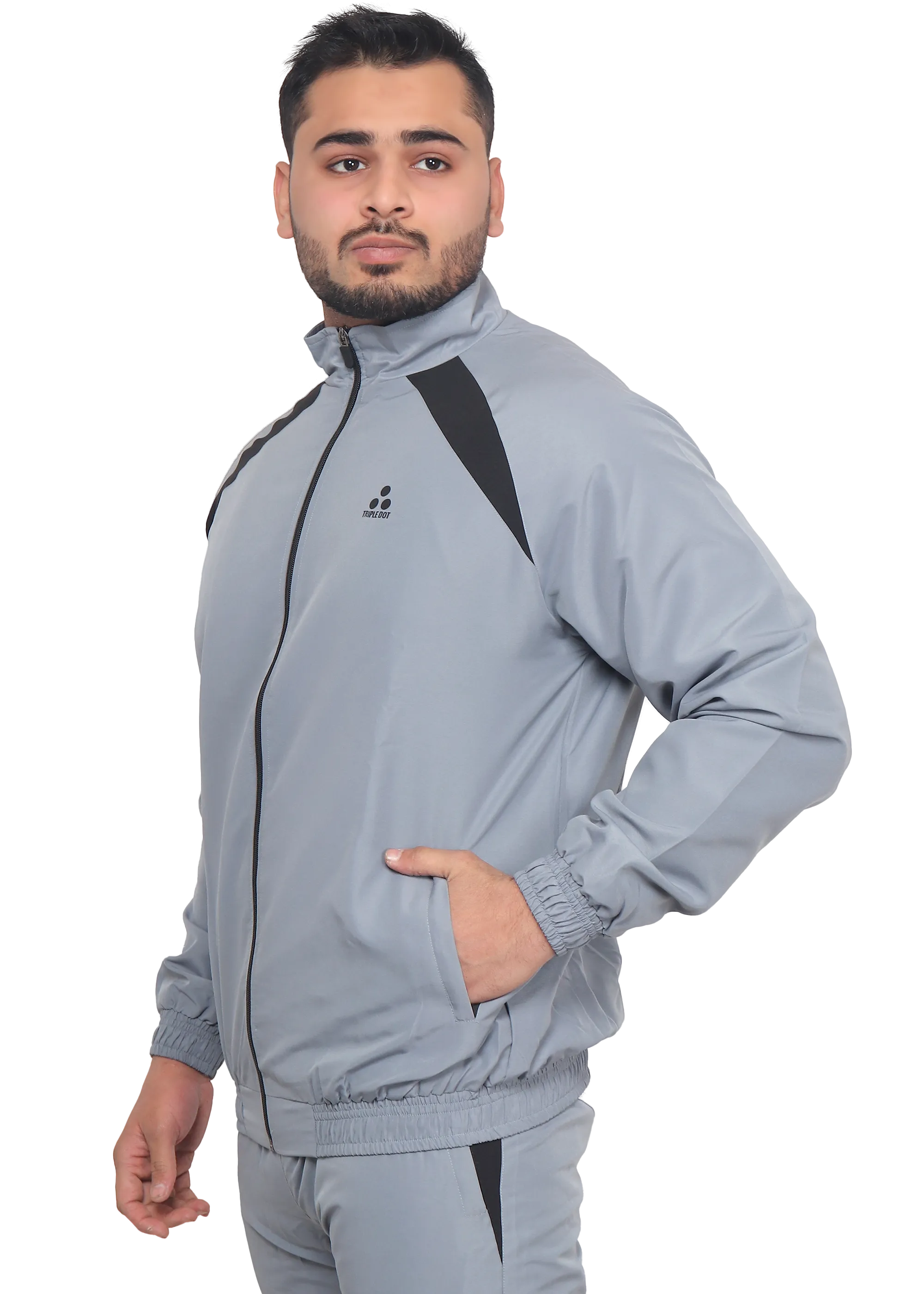 Triple Dot Grey Black tracksuits