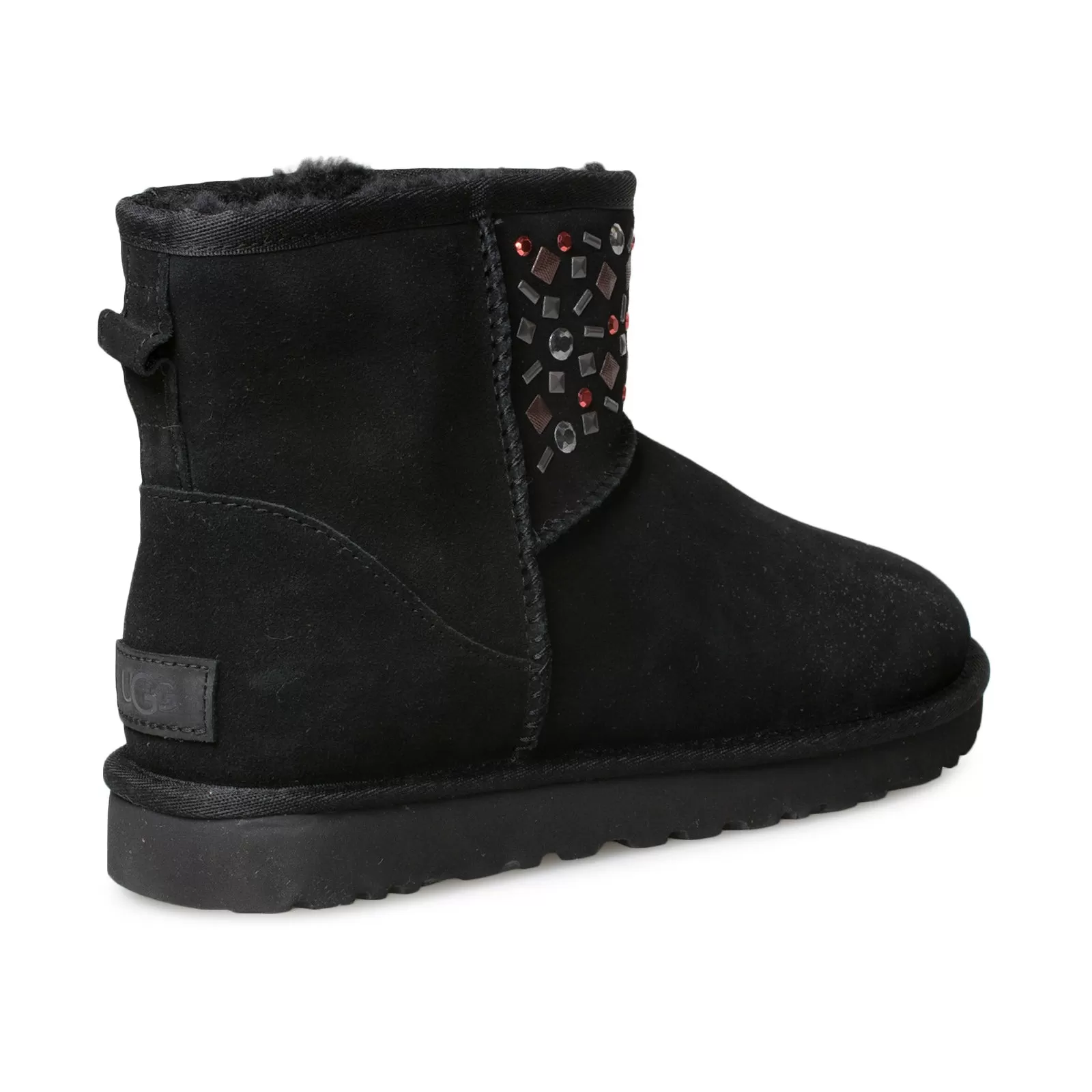 UGG Classic Mini II Stud Black Boots - Women's