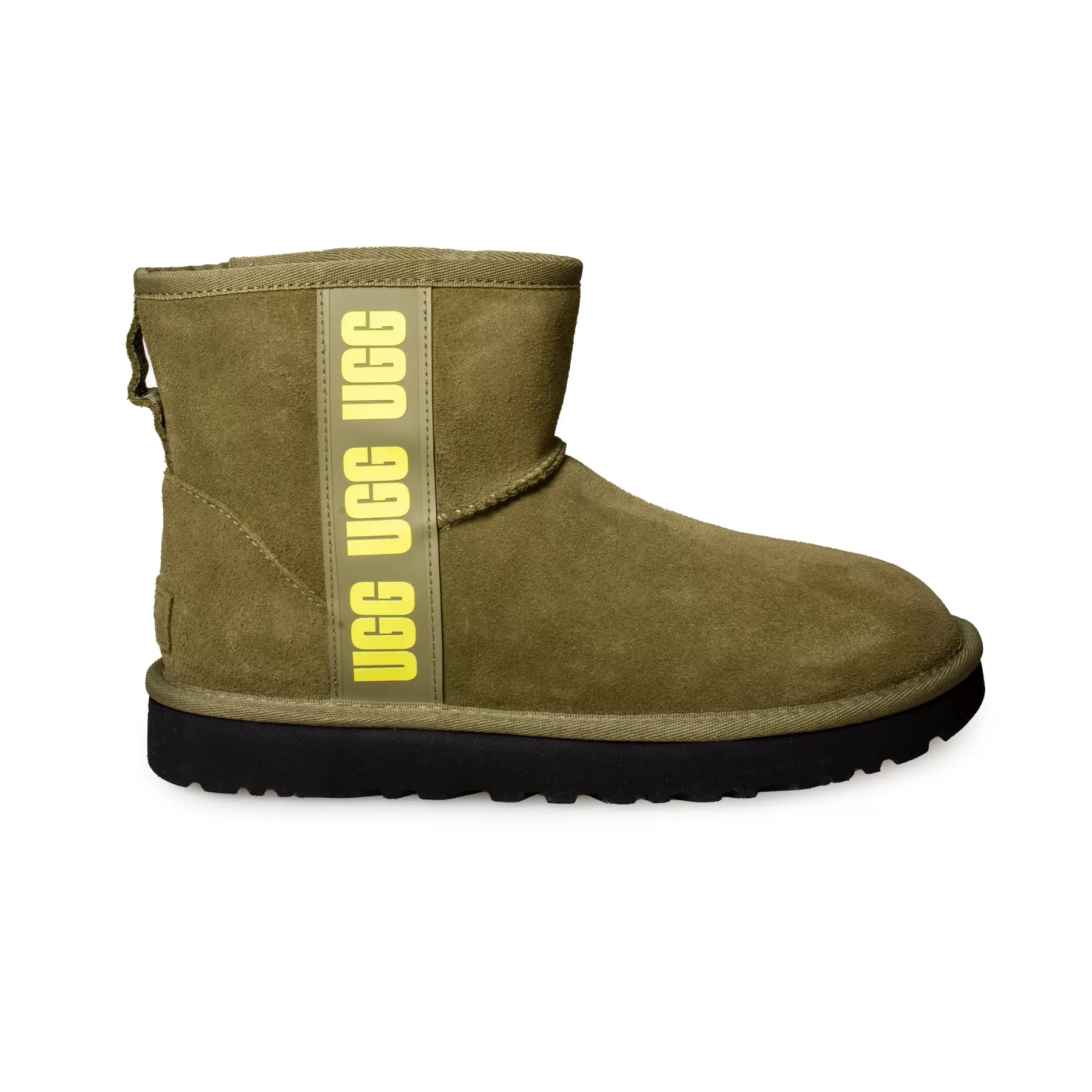 UGG Classic Mini Side Logo Burnt Olive Boots - Women's