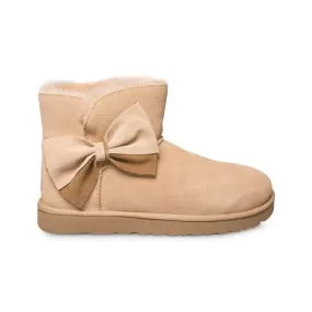 UGG Classic Mini Two Tone Bow Bronzer Boots - Women's