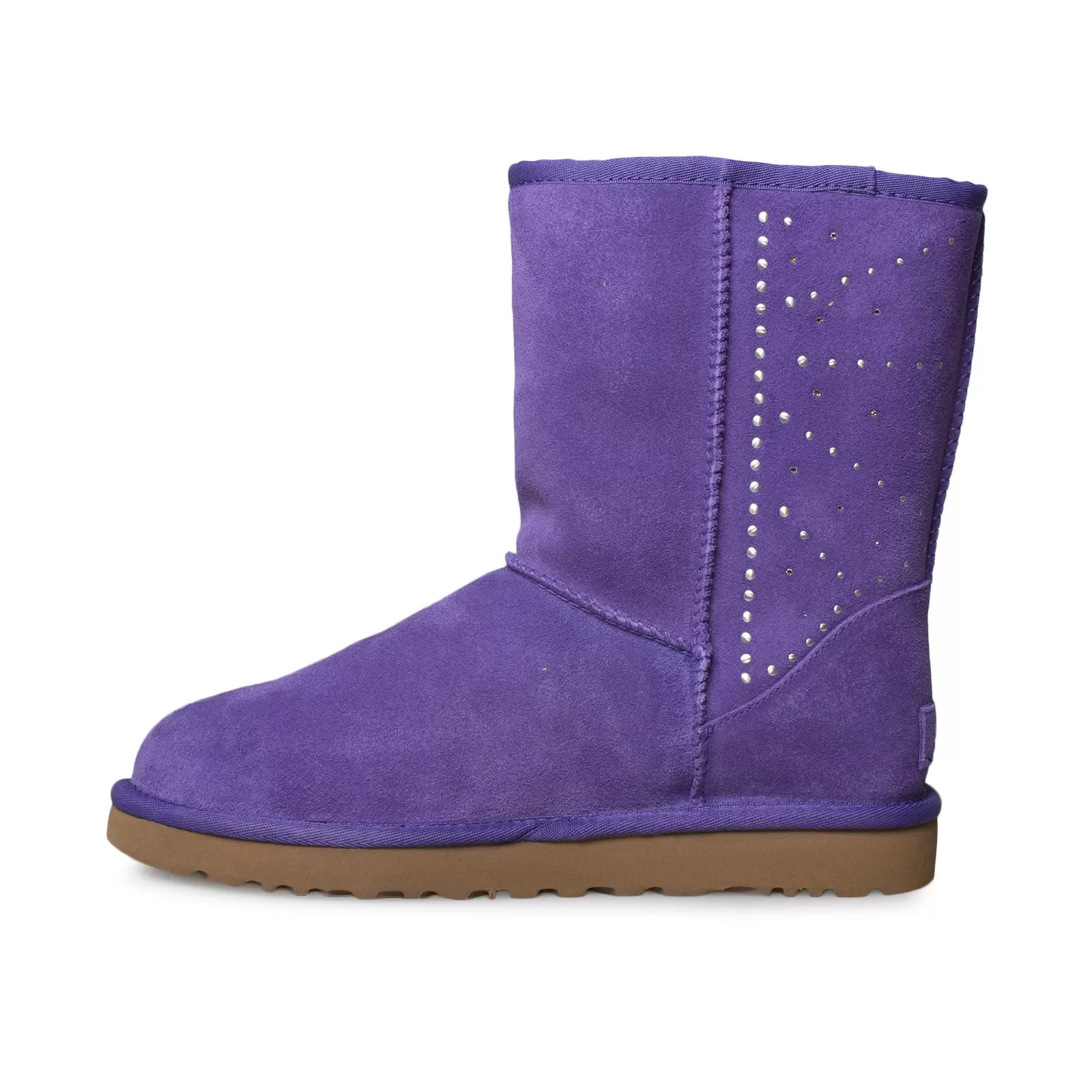 UGG Classic Short Studded Violet Bloom Boots - Women's