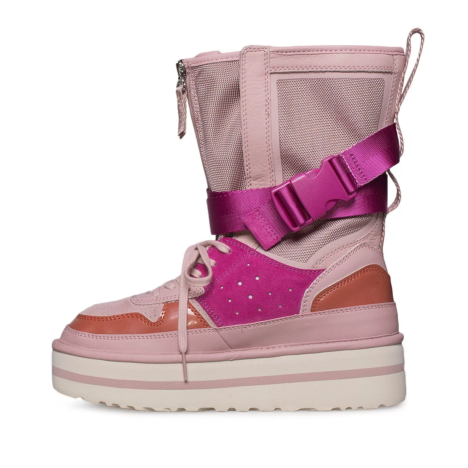 UGG Pop Punk High Top Pink Crystal Sneakers - Women's