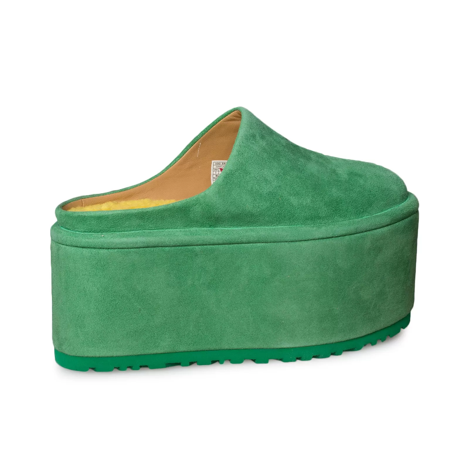 UGG X Molly Goddard Platform Grass Green Shoes - Women's